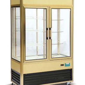 Gold Standing 2-Door Cake Display