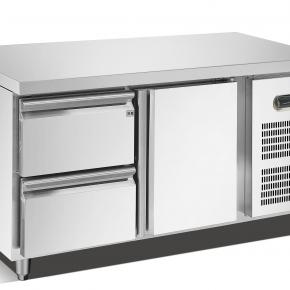 S/Steel With 2-Drawer Undercounter Worktable Chiller