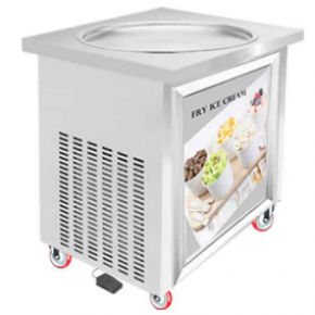 MK Round Single & Double Head Fry Ice Cream Machine