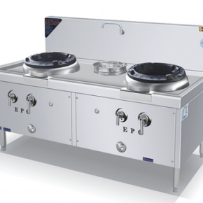 Hummer Commercial Engineering Stove With 2-Burner & 1-Warmer