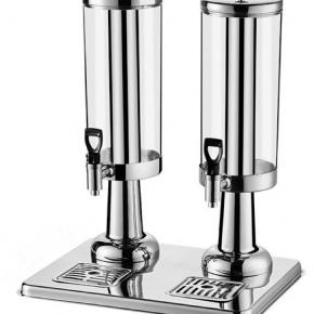 S/Steel Juice Dispenser Double 6L