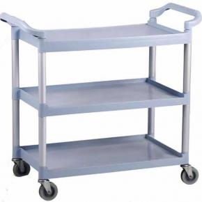 Fibber Plastic Three-Layer Service Trolley