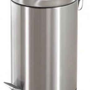 S/Steel Foot Control Garbage Can 8L