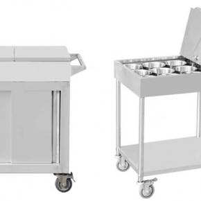 S/Steel Mobile Kitchen Seasoning Trolley