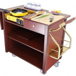 Mobile Cooking Service Trolley