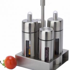 S/Steel Table Seasoning Bottle